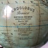 Globe glass 45 cm Dietrich Reimer vintage 1961