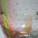 Murano bubble glass vase 70s