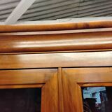 Louis Philippe bookcase in walnut