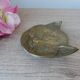 Vintage brass cat ashtray