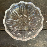 Pair of Antique Saleron Crystal Henri Piubello Salt and Pepper Shakers Vintage