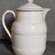Covered pitcher in porcelain fire of Grigny XIXth stamped P.Precious