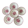 set of 6 hollow plates Longchamp pinks 30-40s