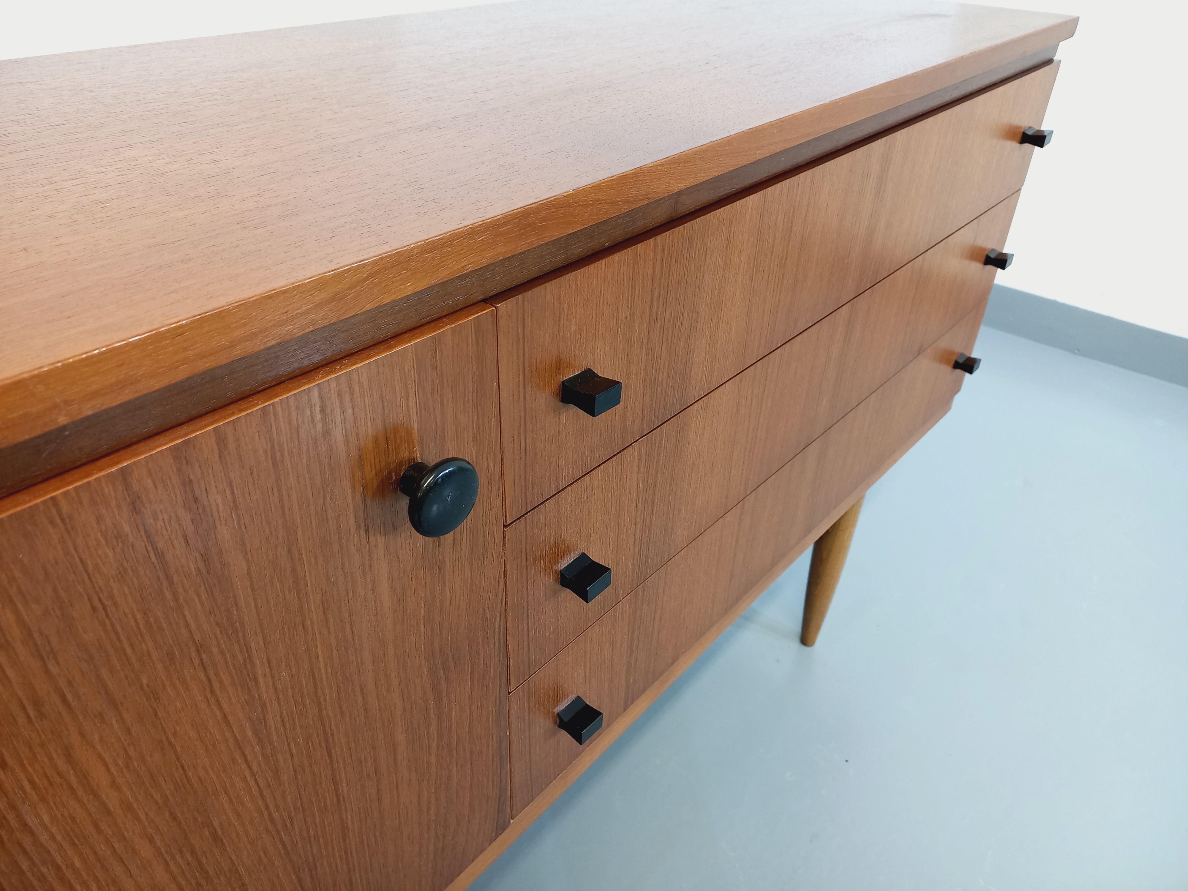 Enfilade scandinave en teck des années 60