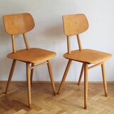 Pair of Dining Chairs by Antonin Suman for TON
