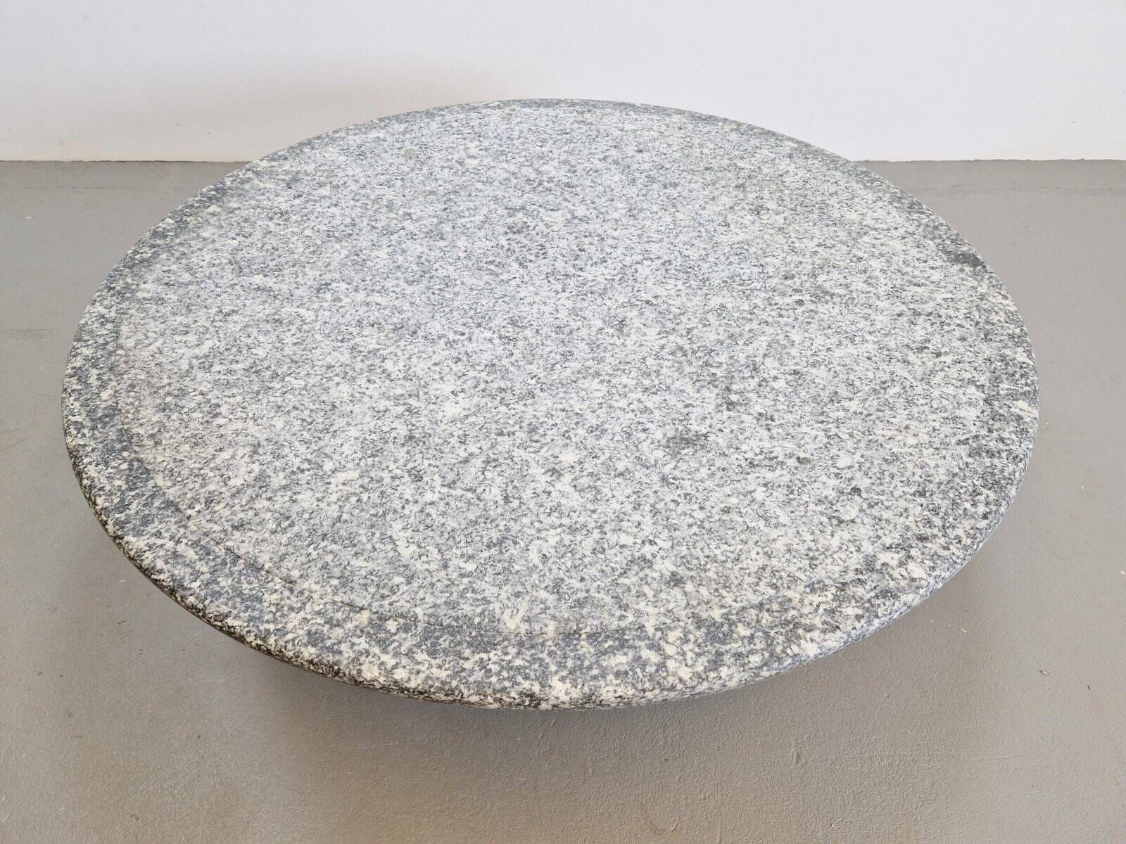 Round Granite Coffee Table by Ammannati & Vitelli for Bruno Brunati, Italy, 1970s