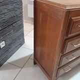 Old vintage chest of drawers Scandinavian compass feet