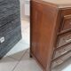 Old vintage chest of drawers Scandinavian compass feet