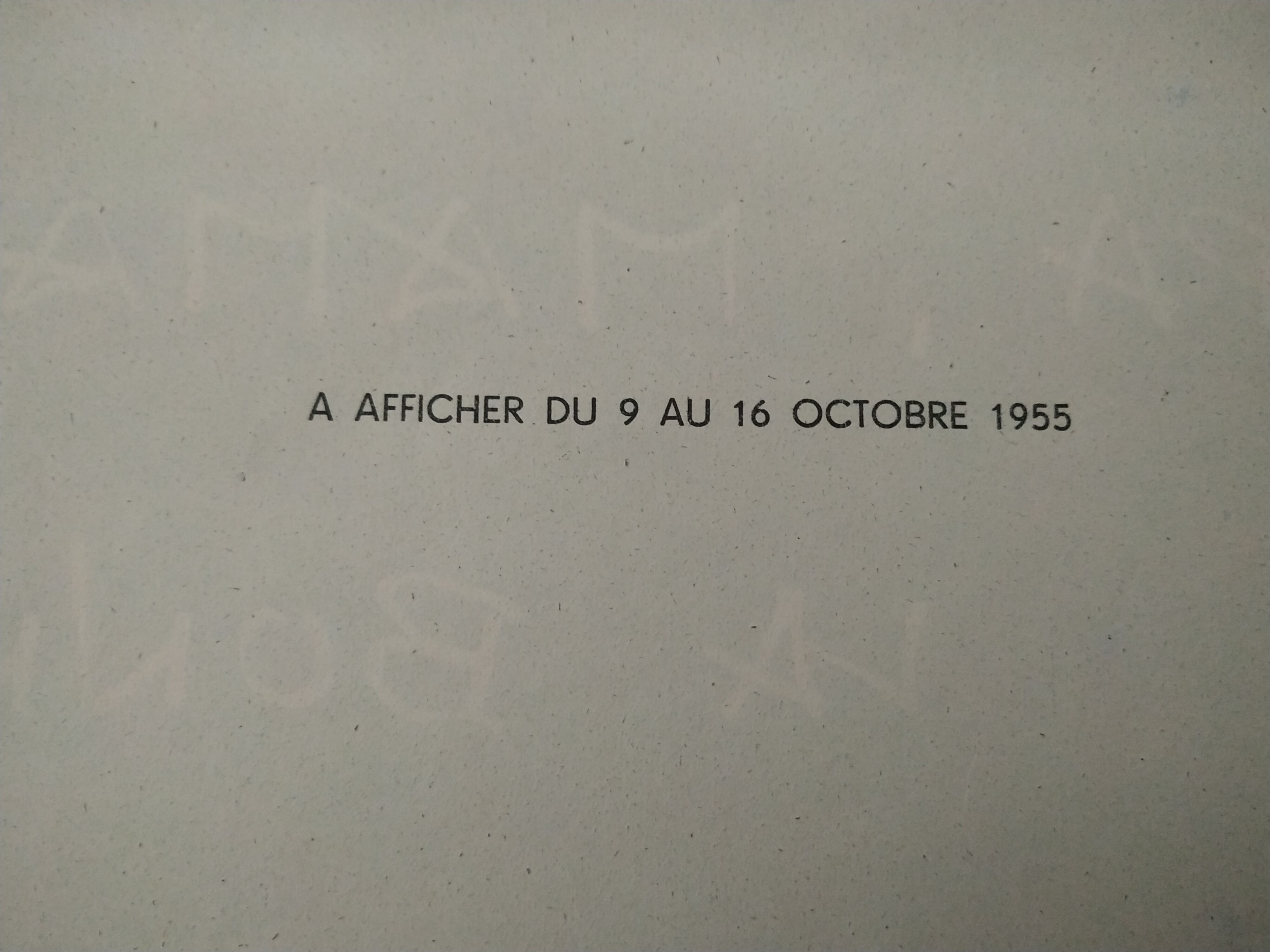 Former Grove National Lottery poster 1955