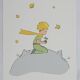 Antoine de Saint-Exupéry: Ecology, The Little Prince plants a tree, lithograph
