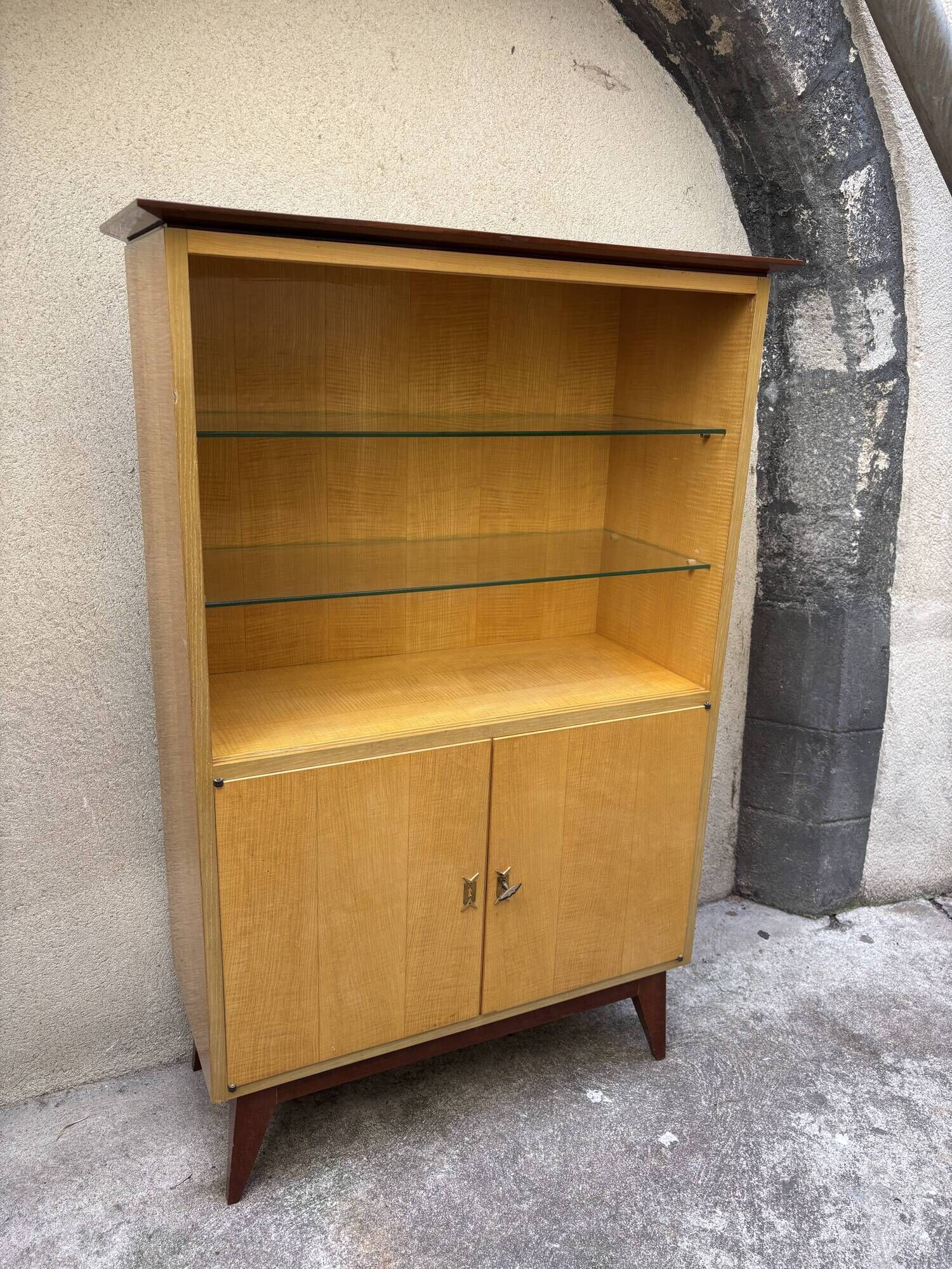 Meuble vitrine vintage 1960
