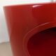 Side table, red bedside table Artemide Giano Giano by Emma Gismondi.