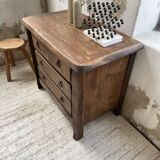 Solid elm aranjou chest of drawers