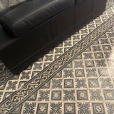 Canapé d’angle cuir noir Roche Bobois