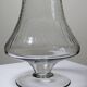 Engraved blown glass vase, 2000s