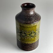 Vintage ceramic vase by Aldo Londi for Bitossi, Italy, 1970s.