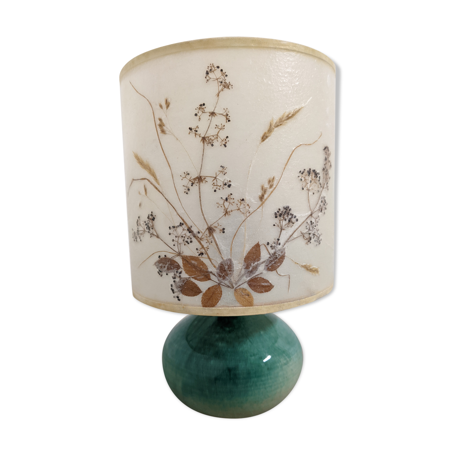 Ceramic bedside lamp from the 60s/70s