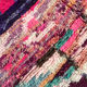 Berber rug Boujaad pink with colorful patterns 241x145cm