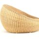 Set of 2 vintage Ikea wicker armchairs "donut"