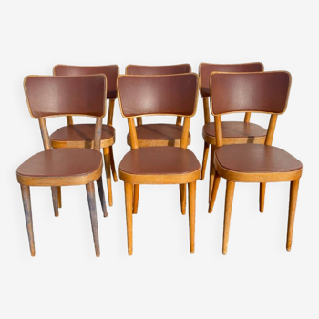 Set of 6 Baumann chairs