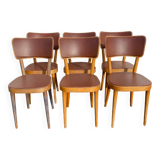 Set of 6 Baumann chairs