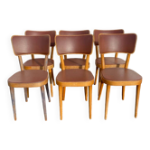 Set of 6 Baumann chairs