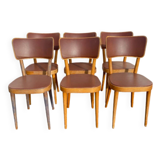 Set of 6 Baumann chairs