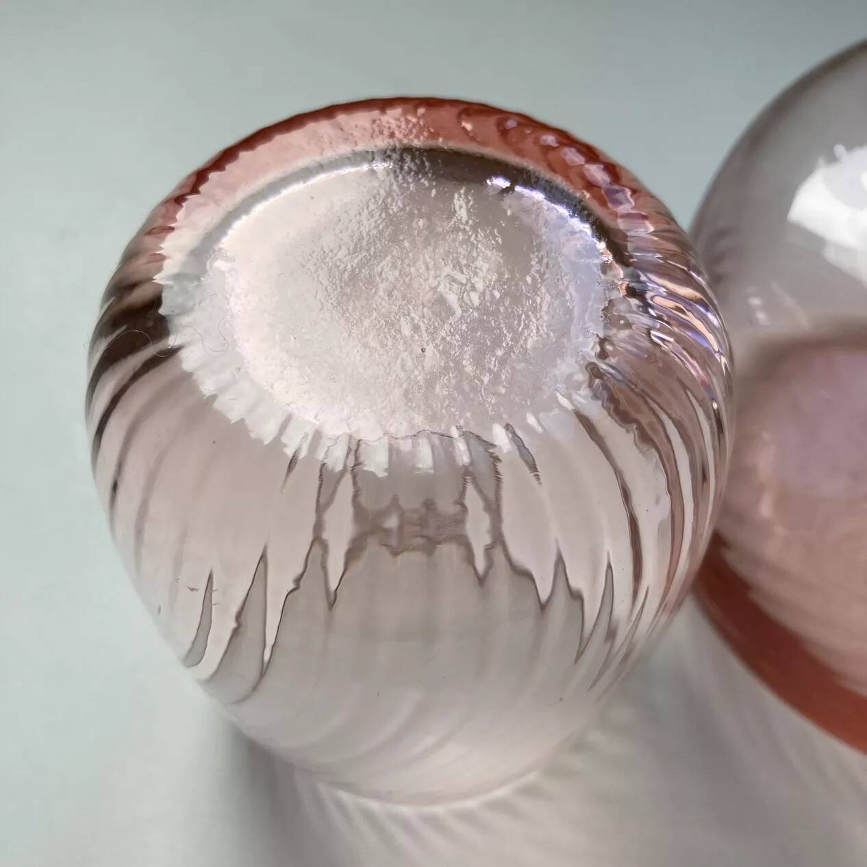 Pink Glass Night Carafe