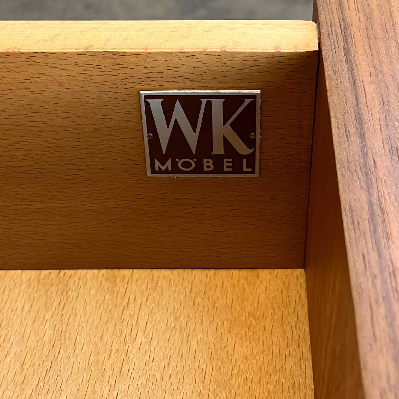 Bauhaus-style desk by WK Möbel, walnut, 1960s