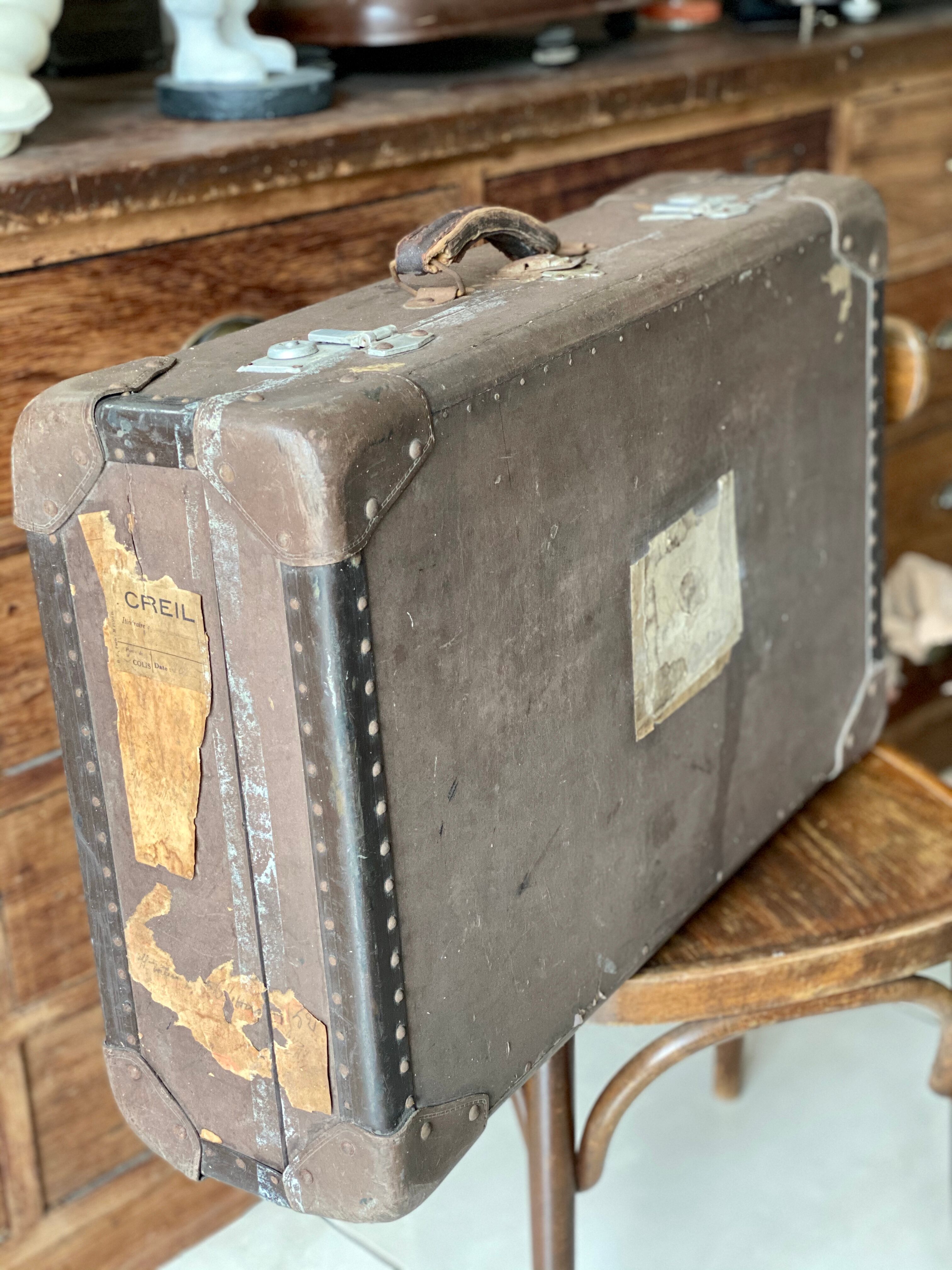 Old vintage suitcase