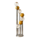 Seven-globe floor lamp in Murano glass, Gaetano Sciolari, 1970s.