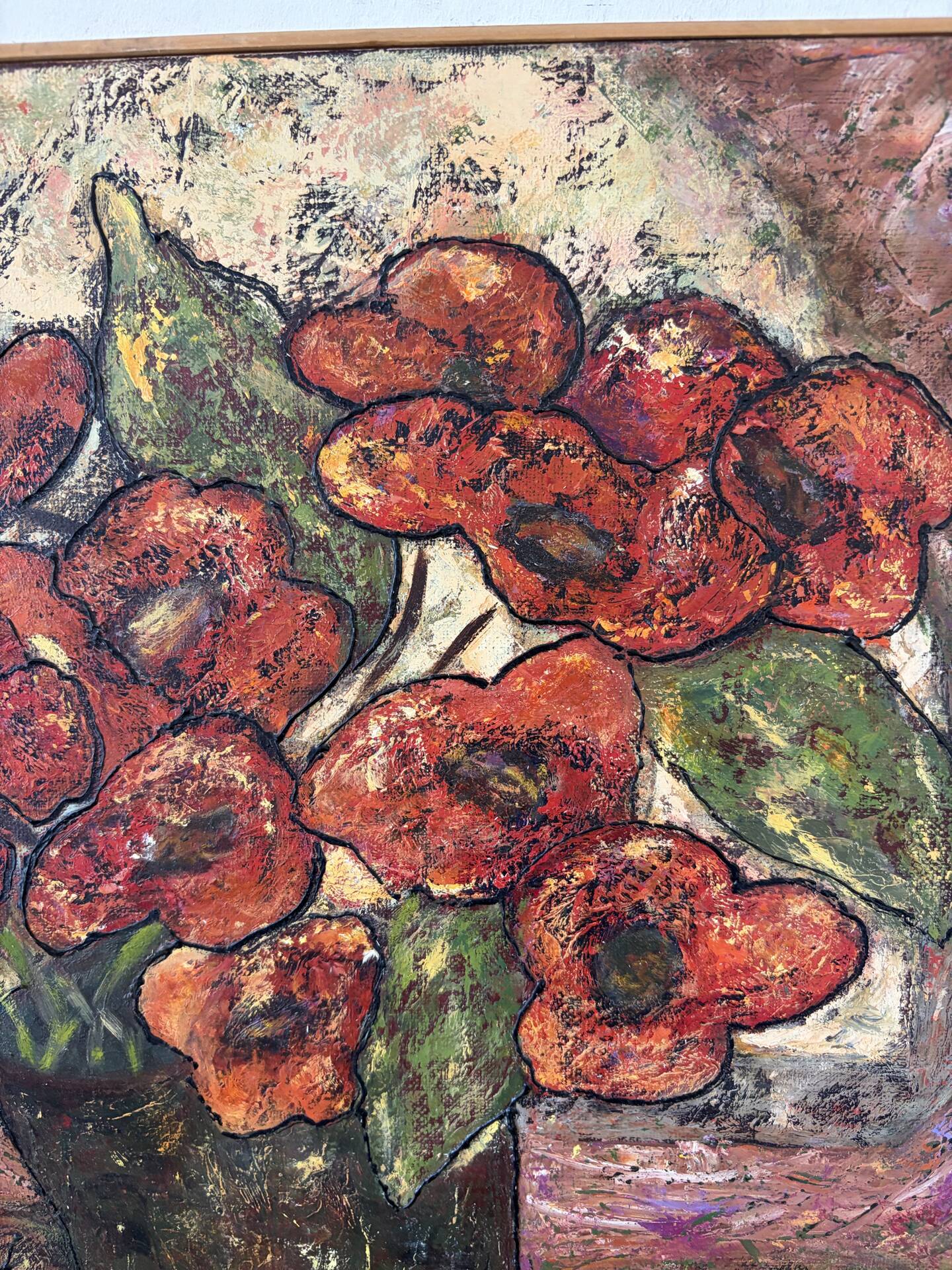 The poppies, oil on canvas