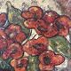 The poppies, oil on canvas