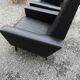 Paire de fauteuils skaï années 60
