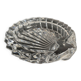 Pure vintage crystal ashtray