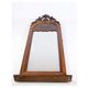 Antique Christian VIII Mirror with Decoration in Mahogany from around the 1860s