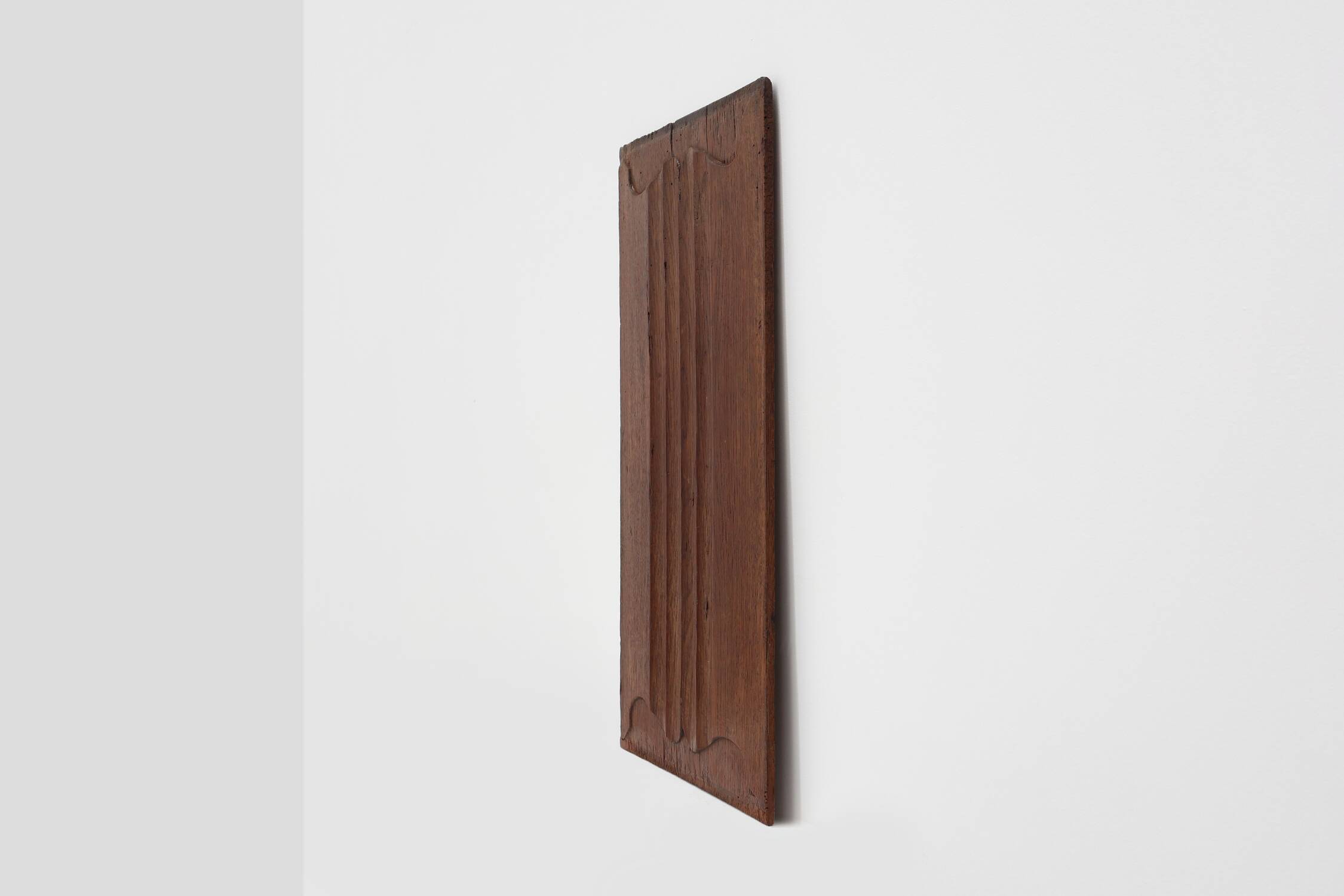 16th Century oak carved Gothic Panel, Belgium