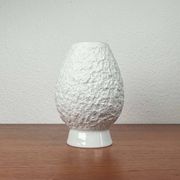Vintage white porcelain vase German Model 605/2 by KPM Royal Porcelain, 1970s.