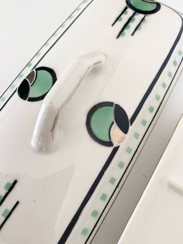 Boîte couverte Art Déco Boch Kéramis Frères