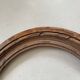 Oval old wooden frame
