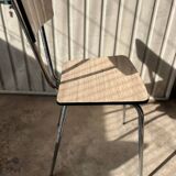4 chaises vintage en Formica