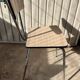 4 vintage Formica chairs