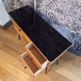 Vintage console table on legs