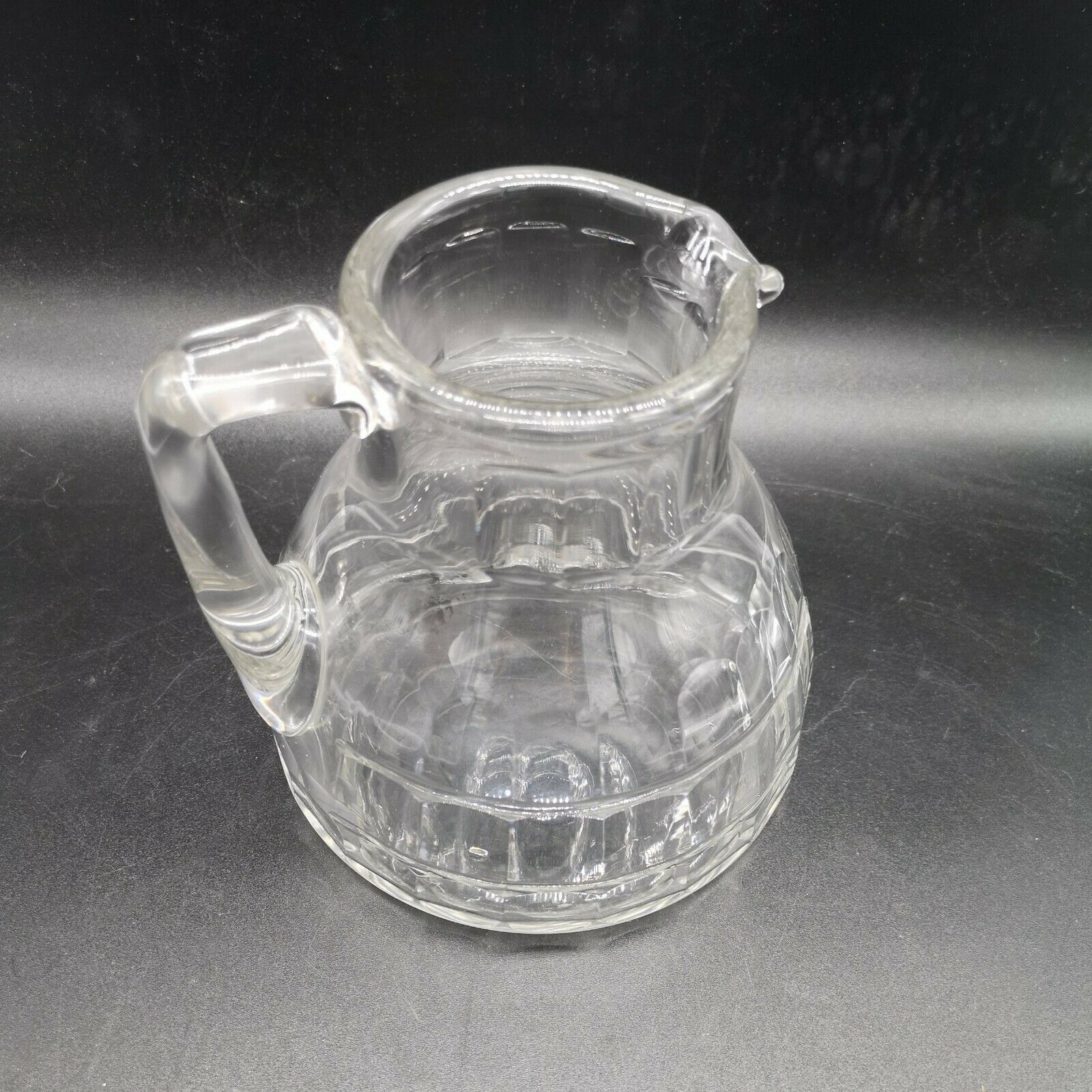 Crystal brocc jug signed Baccarat model Charmes