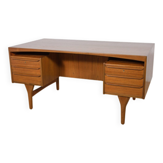 Mid-Century Freestanding teak Desk by Valdemar Mortensen, 1960s