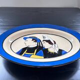 Plat ovale signé HB Quimper