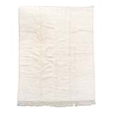 Moroccan Berber carpet beni ouarain unbleached plain 347x272cm