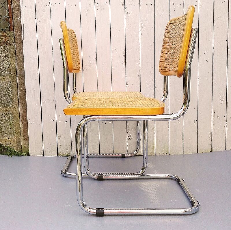 Paire de chaises cesca B32 Marcel Breuer