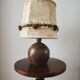 Pyrite stone lamp by Guy Baudat from the 1970s.