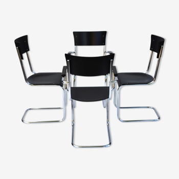 Set of 4 Mart Stam chairs